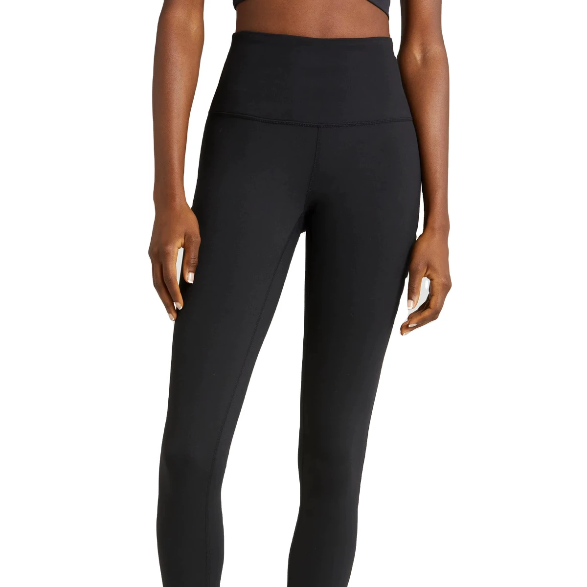 Women's High Waisted Solid Yoga Pants with Elastic Waist Four-Way Stretch & Breathable Fabric