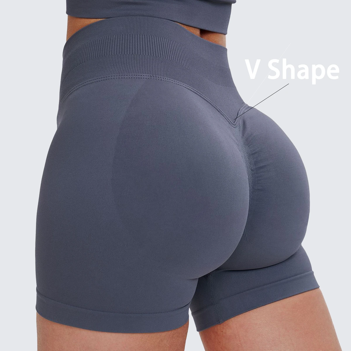 Custom Logo Wholesale Seamless High Waist Yoga Shorts Summer Women Tight Hip-Lifting Sports Running Fitness Pants