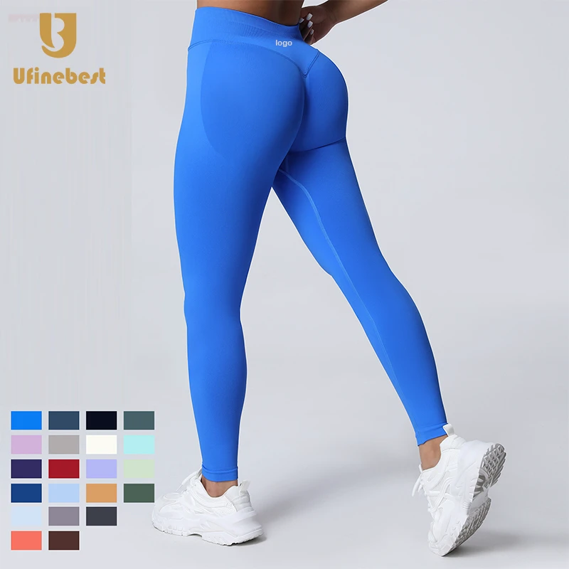 Seamless Yoga Pants Workout Tights Compression Tummy Control Butt Lifting Gym Leggings for Women