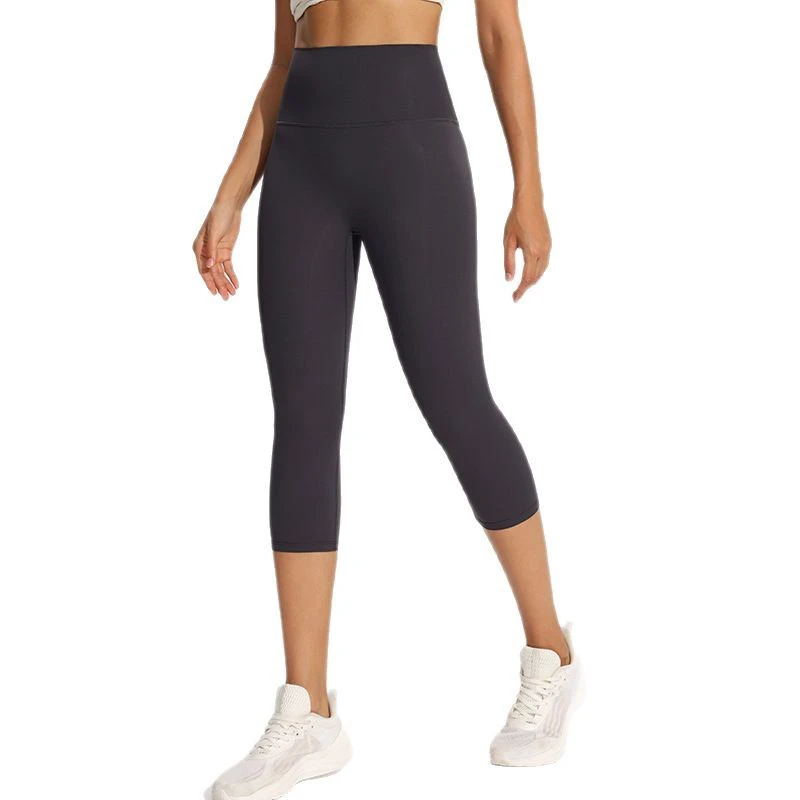 Wholesale Custom Yoga Pants Women's High-Waisted Hip-Lifting Quick-Drying Breathable 21-inch Sports Fitness Leggings