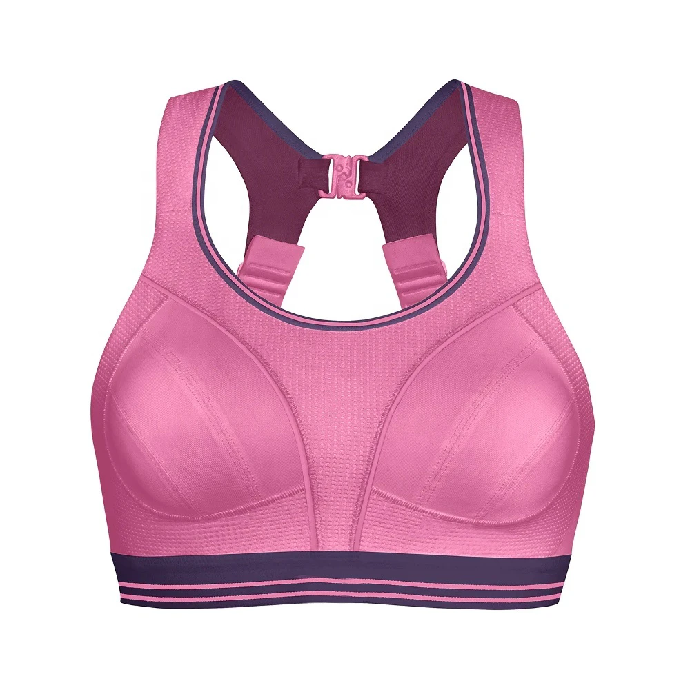 Hot Style Winter Active Apparel Custom Sports Bra Push-Up Feature Lace Top Gym Wear Comfort Wireless Front Halter Seamless