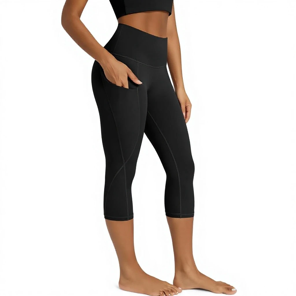 Customized Size High Quality Womens Yoga Leggings Breathable Quick Dry Comfortable Gym Fitness Workout Activewear Bulk