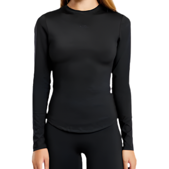 Women's Yoga Top Seamless Breathable Twist Long Sleeve Tank Sports Bra Fitness Activewear Polyester/Nylon Front Custom OEM