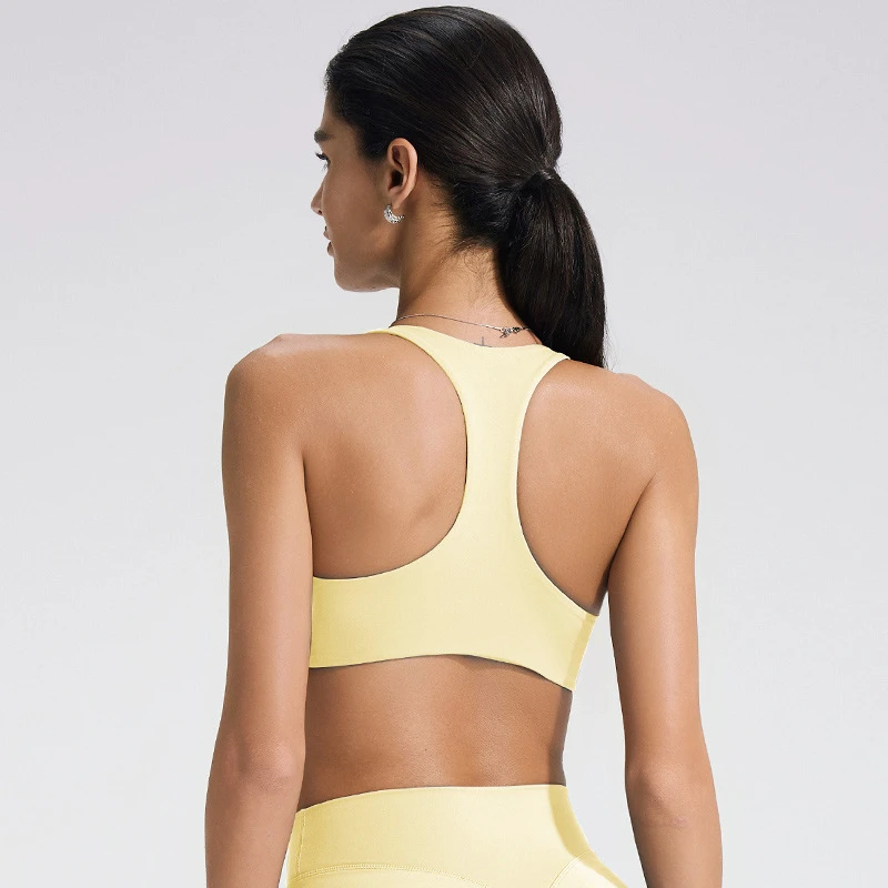 Women High Support Sports Bra Breathable Yoga Workout Bra Buttery Soft Fitness Running Gym Athletic Wear