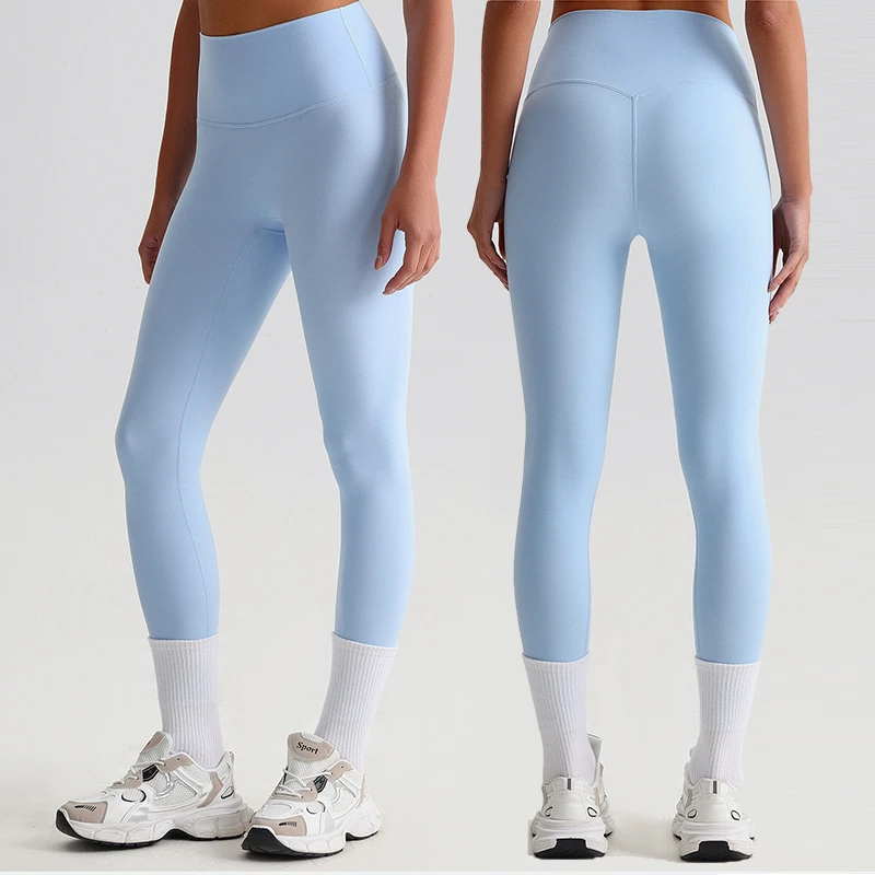 Women High Waist Yoga Leggings Quick Dry Booty Lifting Naked Feel Outdoor Fitness Running Gym Workout Pants