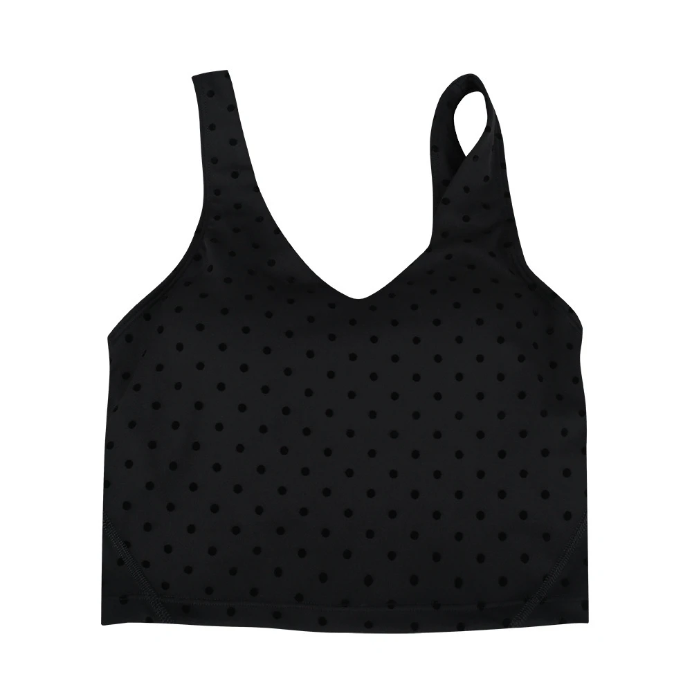 Women's High Support Breathable Crisscross Straps U-NECK Yoga Sports Bra for Fitness