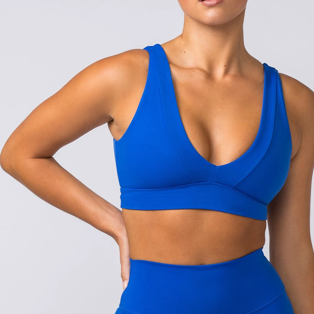 Custom Push up Yoga Bras Fitness Activewear Workout Apparel Backless Gym Yoga Top Women Active Sports Bra