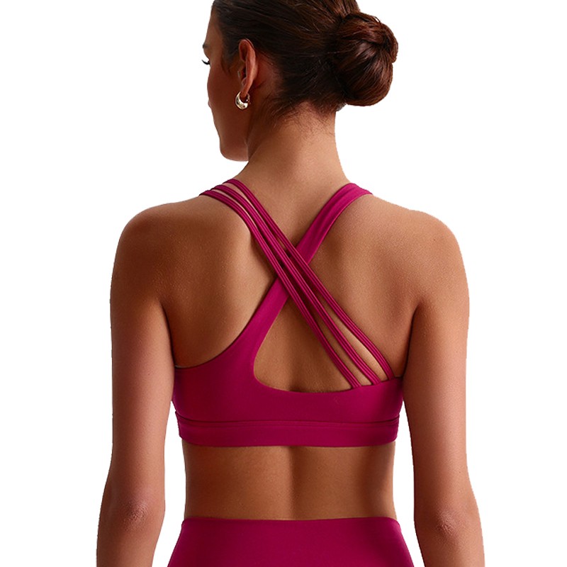 Women's High Impact Sport Bra Breathable U Neck Design with Quick Dry Lightweight Seamless Features Plus Size Gym Wear XL Size