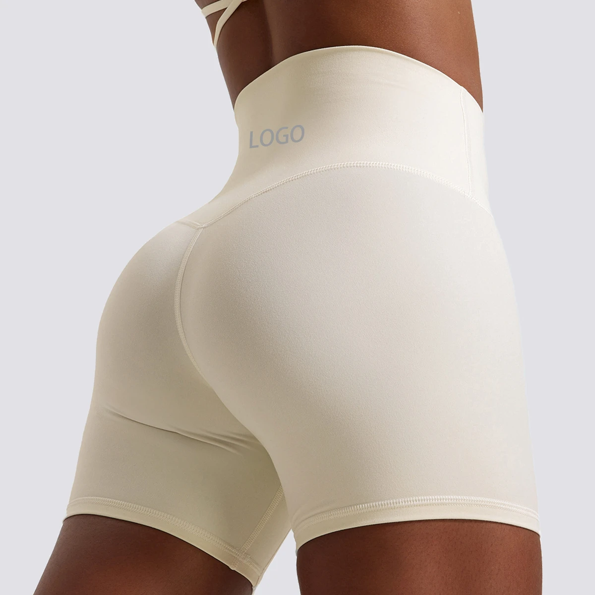 Yoga Shorts High Waist Butt-Lifting Tight-Fitting Sports Running Fitness High Elasticity Yoga Pants