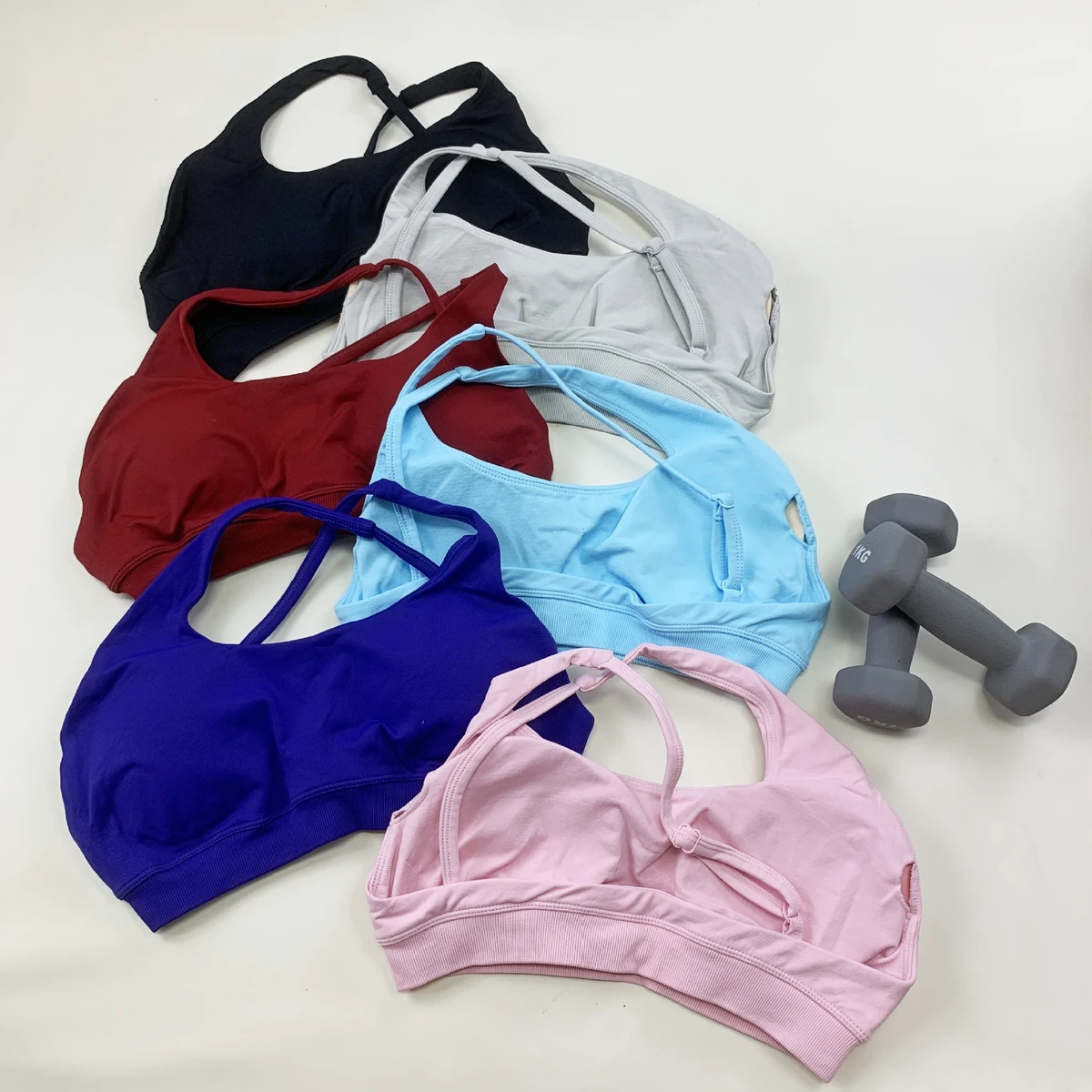 Women's Breathable Sports Bras with Removable Pads & Adjustable Straps-Medium Support for Yoga & Gym Workouts