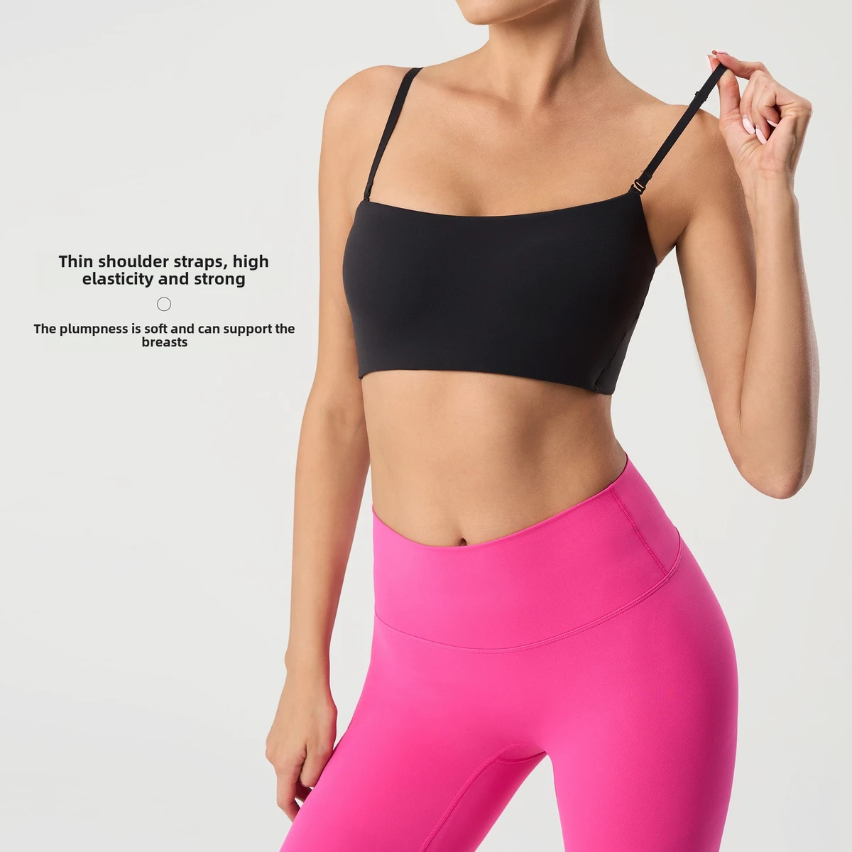 Breathable Lightweight High Support Seamless Sports Bra Plus Size Nude Color with Adjustable Shoulder Straps for Yoga Fitness