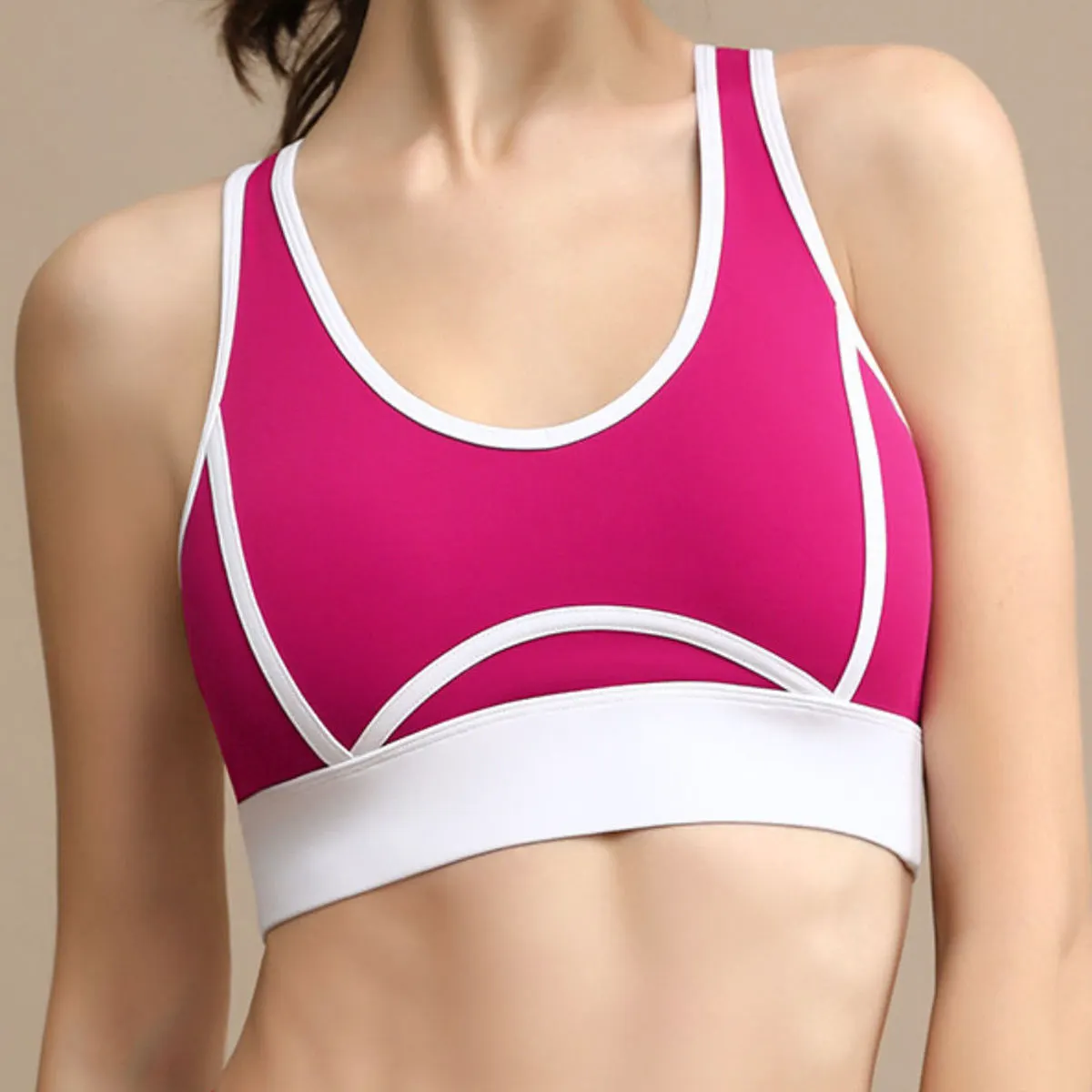 New Arrival Women Sports Bra For Gym Fitness And Yoga Breathable Quick Dry Medium Support Design