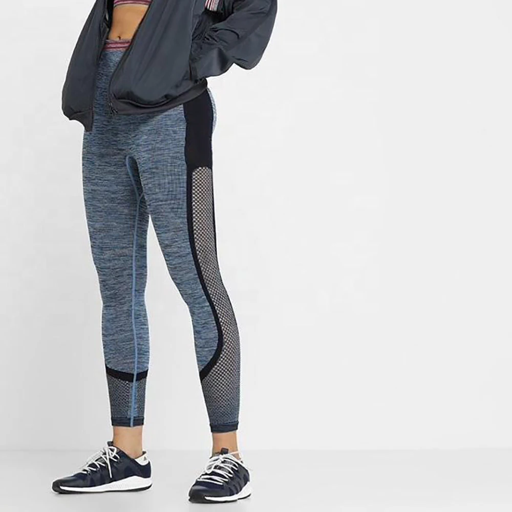 Hot Selling Women's Solid High Waist Yoga Leggings-Breathable Four-Way Stretch Spandex/Nylon Sweat-Wicking Plus Size Quick Dry