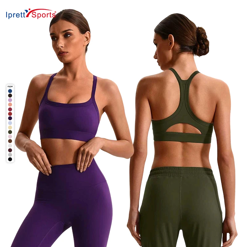 Hot Selling 2026 Quick Dry Women's Yoga Clothes Running Gym Sport Bras Women Fitness Wear Yoga Bra