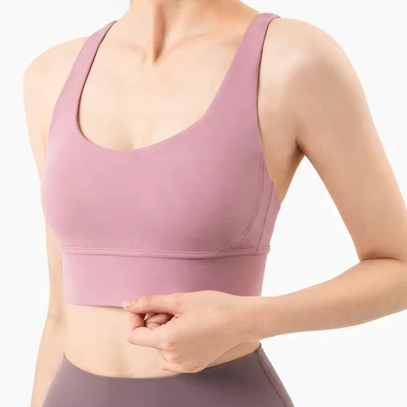 Shockproof Wide Straps Crisscross Straps Beauty Back Sports Best Selling Women Bras