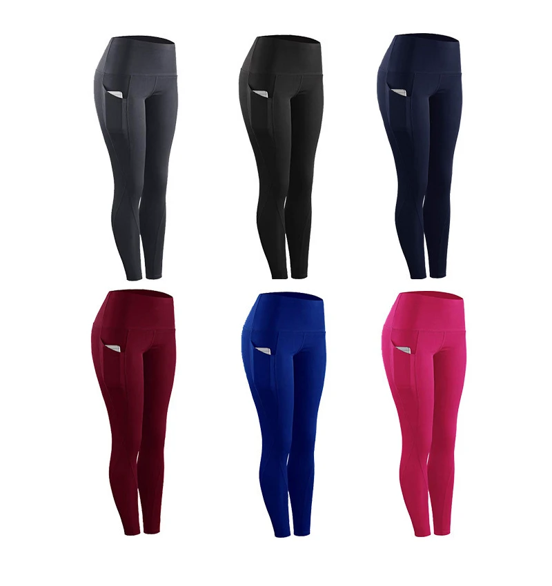Wholesale Top Quality Women Seamless Fitness Sports Cropped Leggings Gym High Waisted Yoga Leggings for Women
