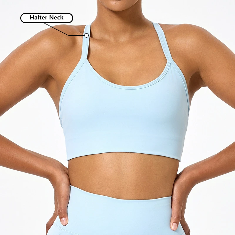 ODM New Arrival High Quality Adjustable Strap Gym Fitness Bras Quick Dry Yoga Top Sportswear Gym Running Sports Bra for Women