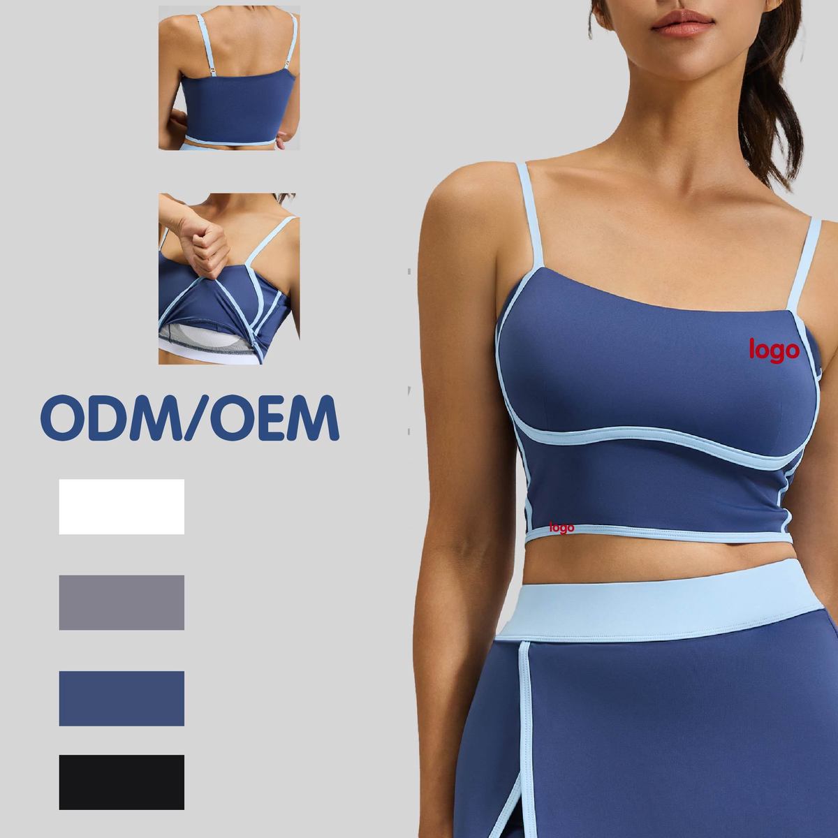 Cross Strap Sports Bra High Support Shock Absorption for Yoga Fitness Women Supplier