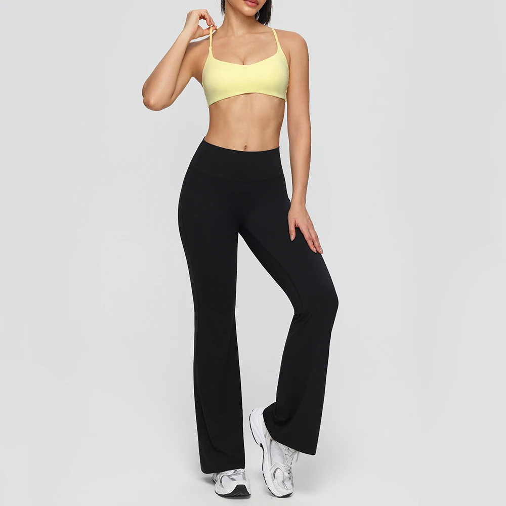 High Support Fitness Sports Bra with Adjustable Shoulder Straps Shockproof Design for Running Yoga Gym Workouts & Daily Training