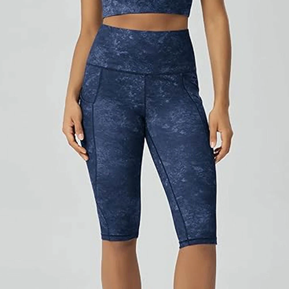 Women Summer Leggings High Waist Stretchy Comfortable Slim Fit Lightweight Quick-Dry Yoga Gym Casual Wear Suitable Everyday