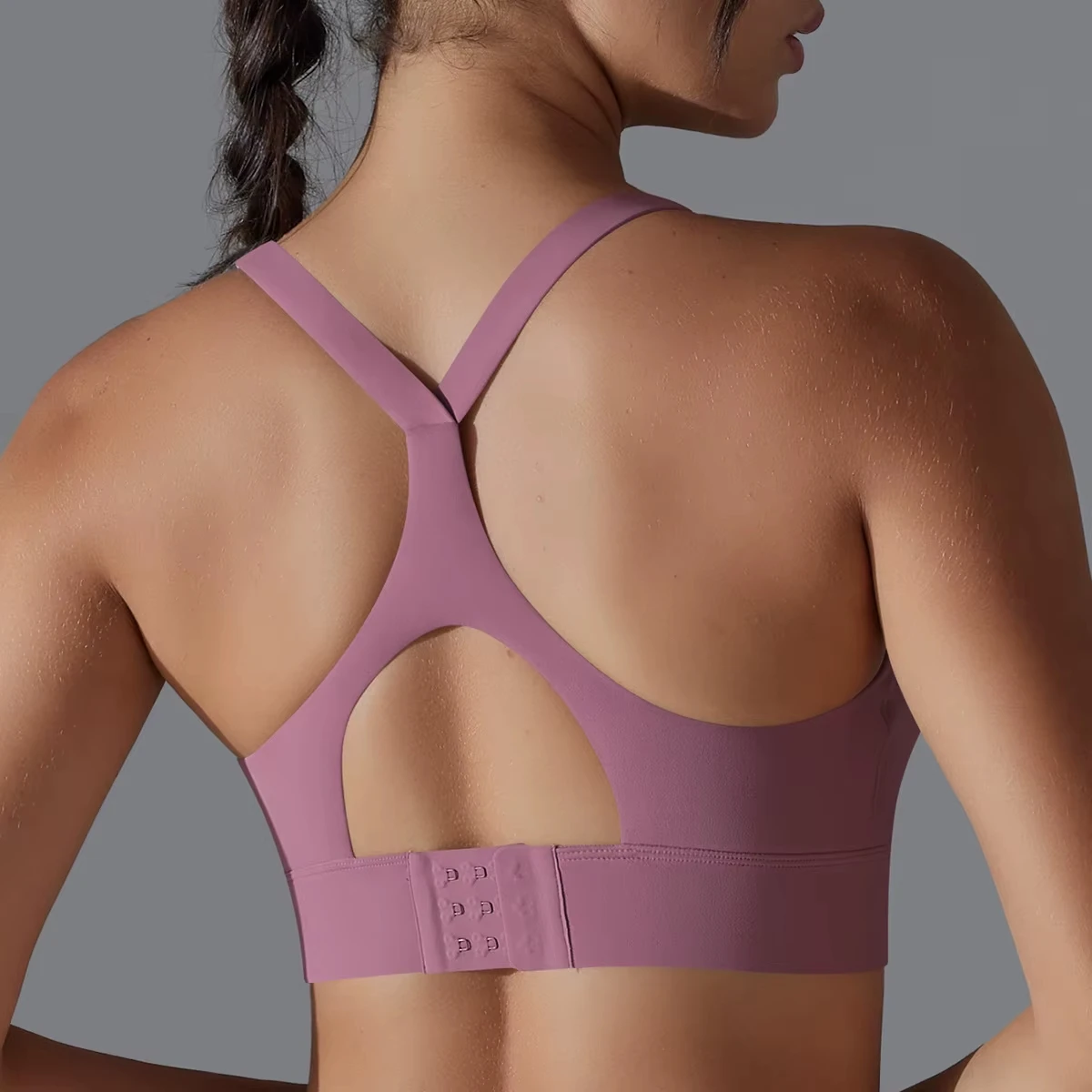 Cross-Back Strap Sports Bra High-Support Active Bra Yoga Top Beauty Back Fitness Lingerie for Intense Workouts & Yoga Workout