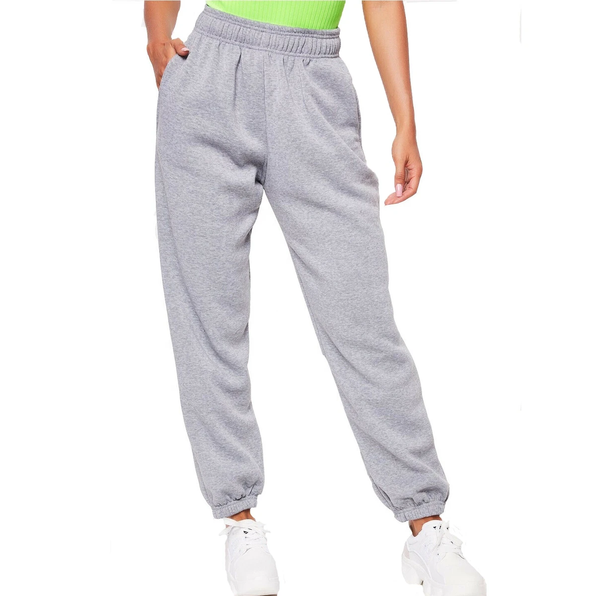 2021 Autumn Casual Breathable Quick Dry Knitted Hip Hop Sweatpants Women High-Waist Fitness Yoga Jogger Pants Drawstring Loose