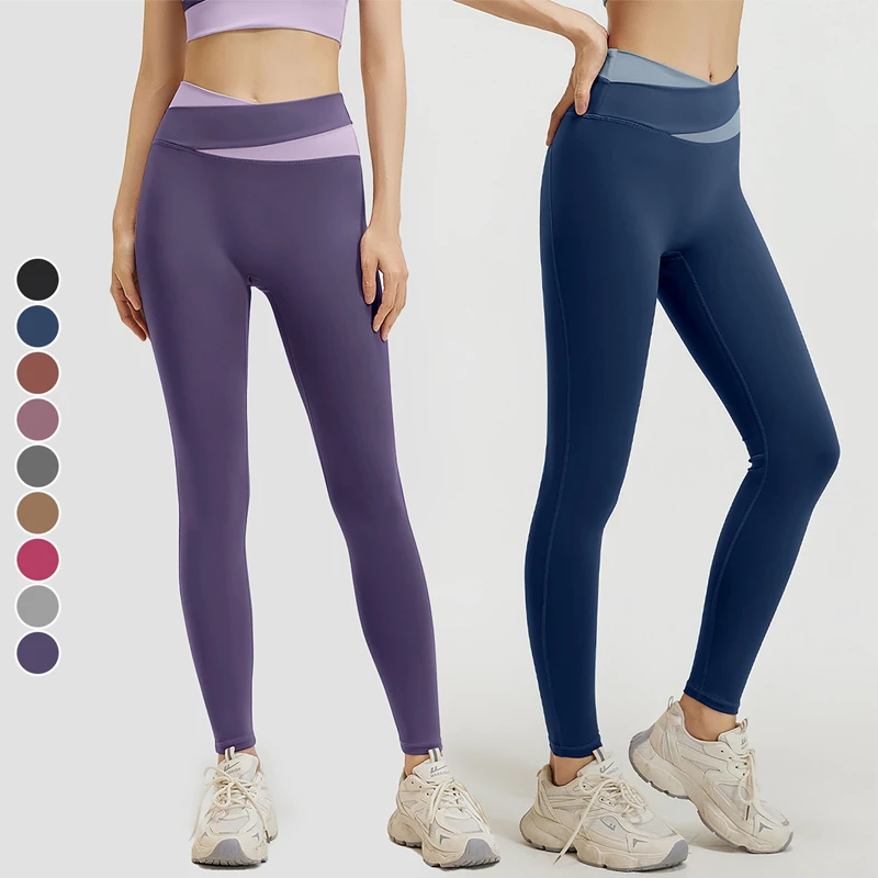 Hot Selling Women High Waist Ankle Length Rapid Dry Sports Tights Lagging Athletic Clothes Yoga Pants for Women
