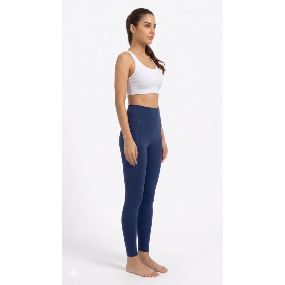 Women Breathable High Waist Workout Yoga Pants with Knitted Weaving Stretch Fabric and Butt Enhancement Support For Girls