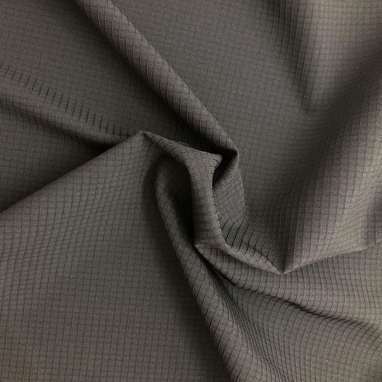 Factory Quick Dry 180GSM 78%Nylon 22%Spandex Knit Stretch Jacquard Plaid 4 Way Stretch Fabric for Sports T-Shirt,Yogawear Bra