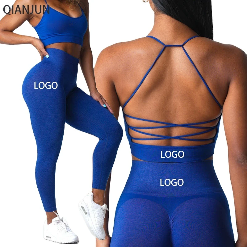 Hot Sales Famous Brand Pure Recycled Squeeze Tight Fitness Gym Nylon Sports Running Underwear Yoga Sports Bra
