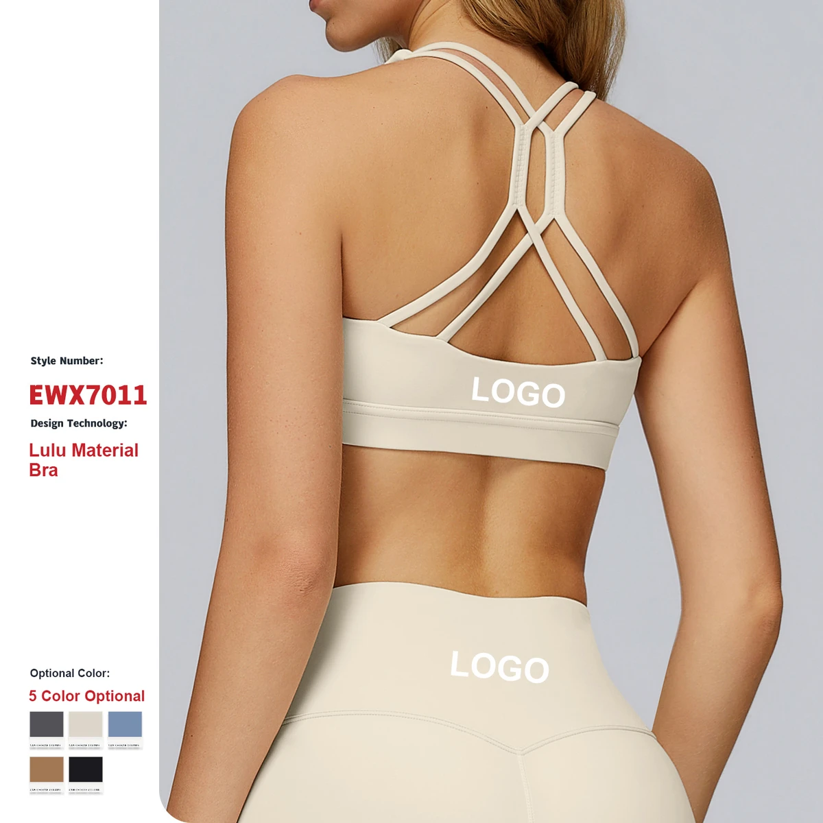 Custom High-Quality Quick-Drying Breathable Tight Workout Yoga Bra Women'S Gym Running Fitness Sports Yoga Bra