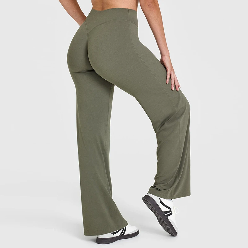 Oem Plus Size Boot Leg Fits All Sports Flare Pants High Stretch Soft Yoga Legging for Women Elevate Flared Leggings
