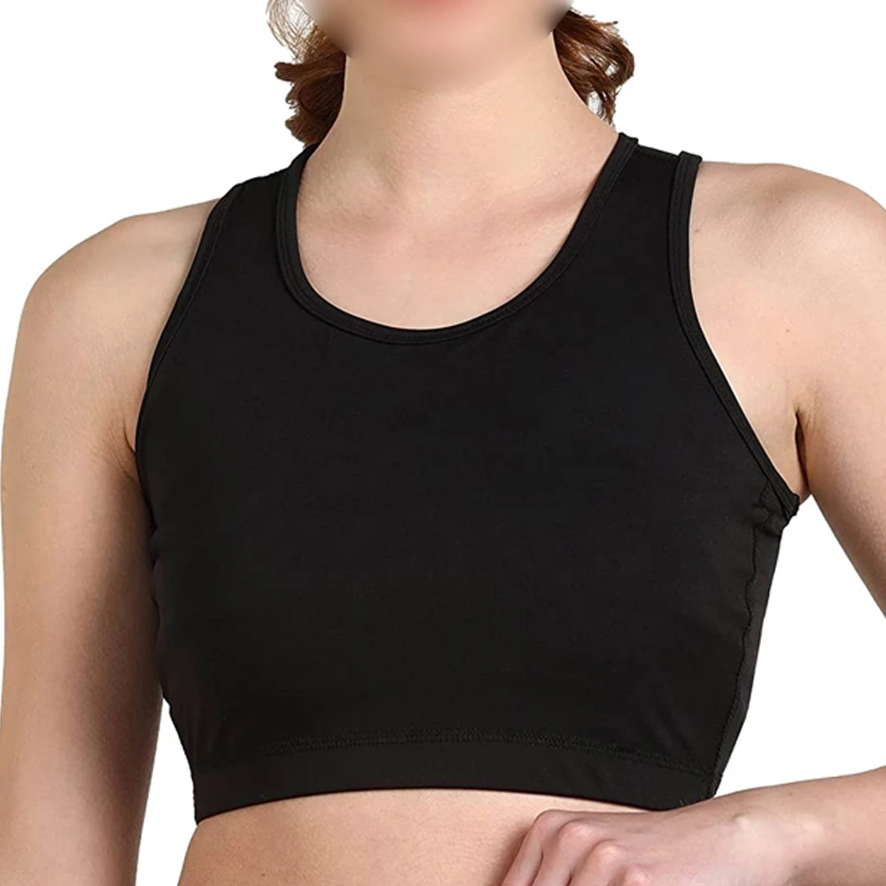 Wireless Post Surgery Bra Active Yoga Women Sports Bras Plus Size Women Lace Front Cross Sports Bra