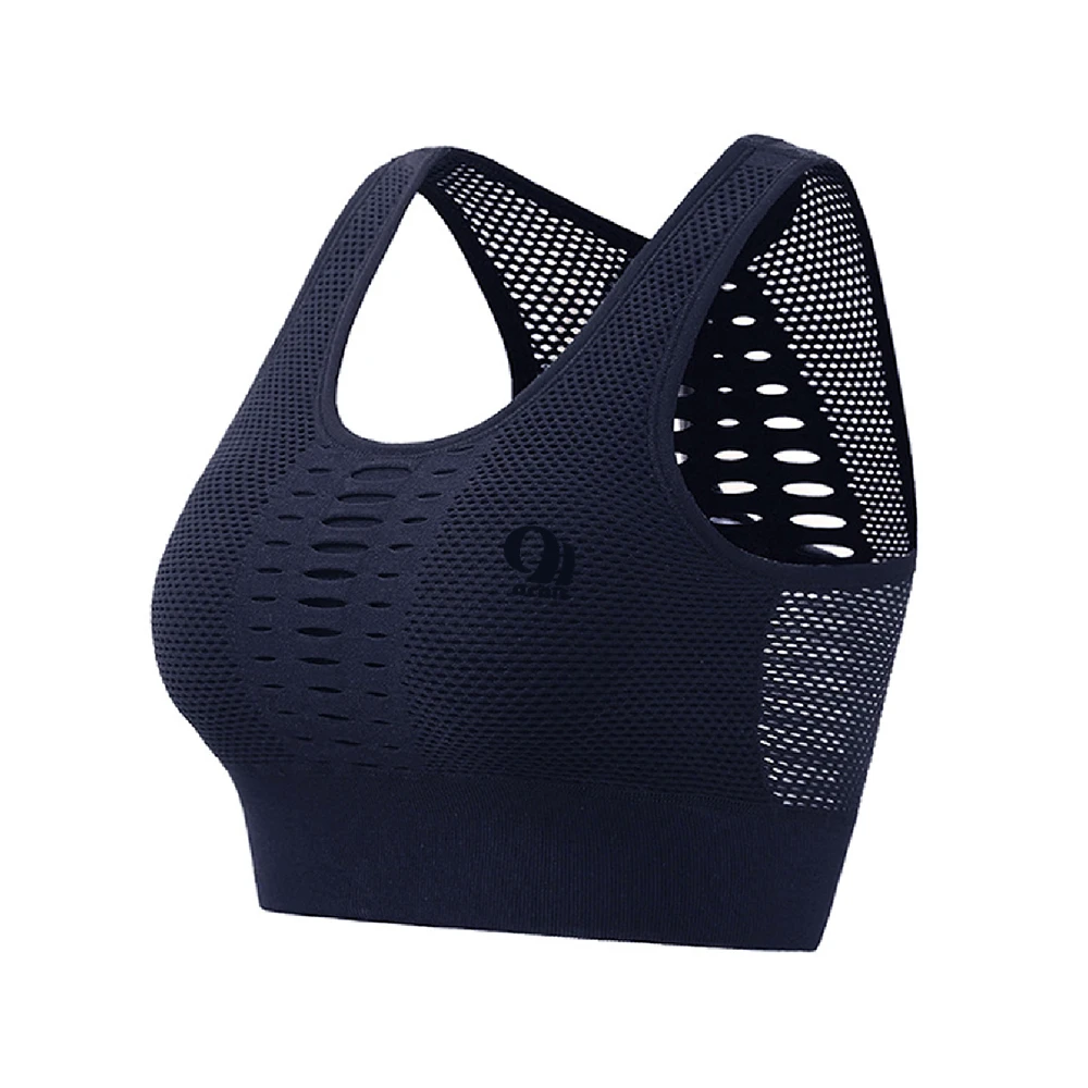 High Quality Lightweight Breathable Comfortable Women's Yoga Bra Adjustable High Support Eco-Friendly For Outdoor Exercise Front