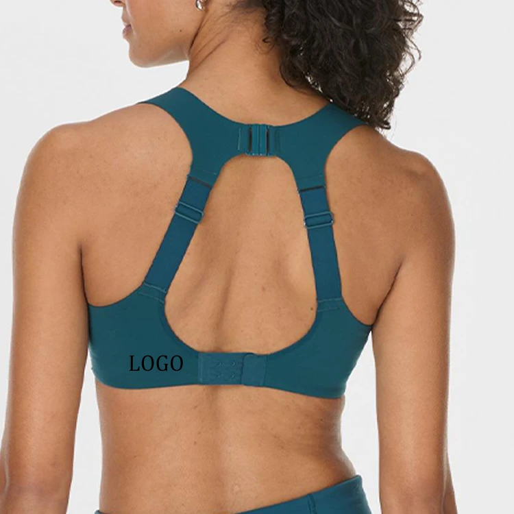 OEM Custom Quick Dry Workout Fitness High Impact Breathable Fitness Gym Yoga Sports Bra for Woman