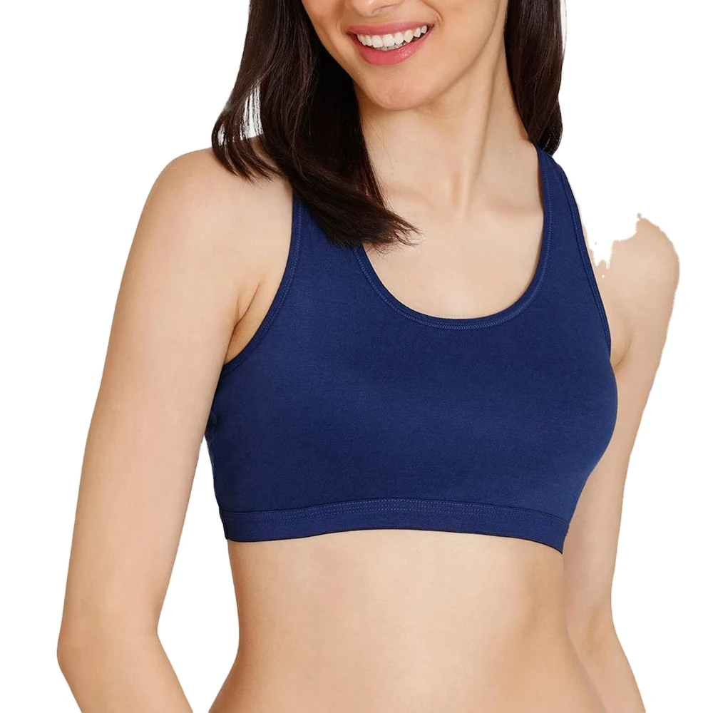 Best Quality Breathable Women Sport Bra High Support Spandex/Nylon Pakistan Made Customizable Fitness Gym Wear