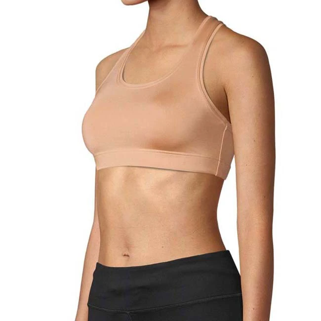 2026 Premium Quality Lightweight Plus Size Women's High Support Breathable Racerback Sports Bra Front Custom Spandex/Cotton