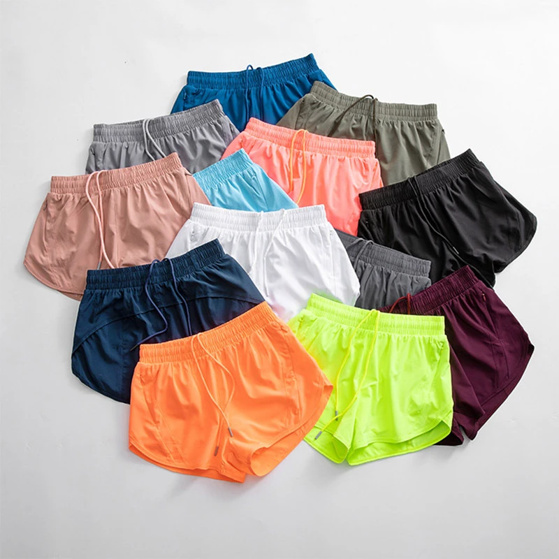 Loose Lace-up High Waist Yoga Shorts With Pockets Yoga Breathable Running Casual Fitness Yoga Shorts