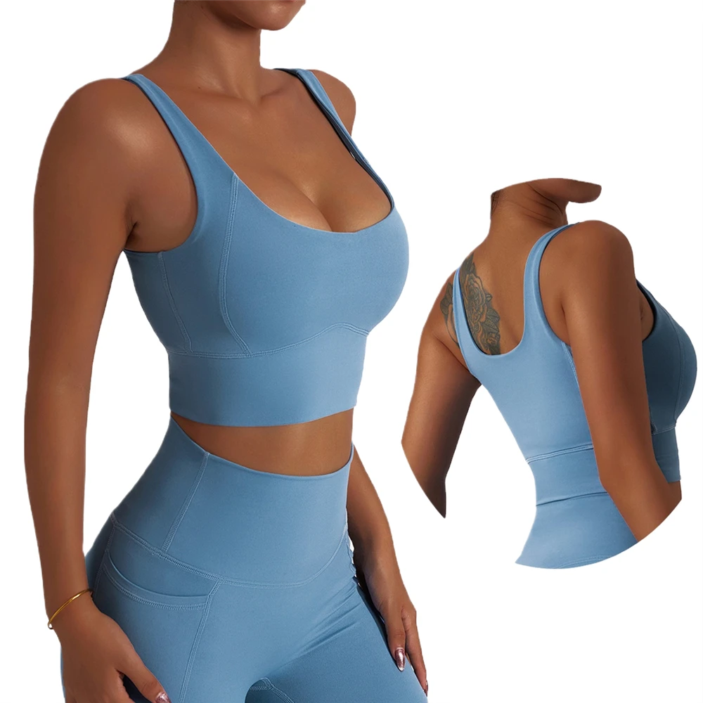 Best Selling Women Yoga Seamless Sports Bra High Impact Support for Sports Yoga GYM Fitness Bra