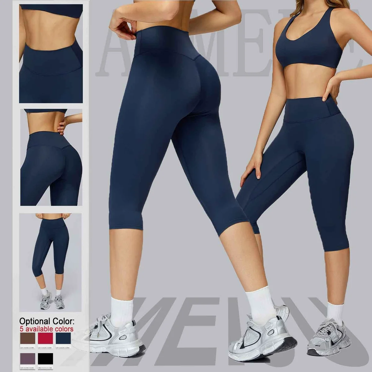 Women's Activewear Brushed Yoga High-waisted Quick-drying Compression Women Workout Leggings