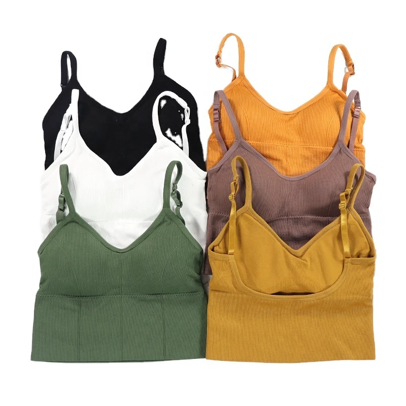 New Seamless Sports Bra Girls Beauty Back Tube Top Chest Wrapped Lady Vest Seamless Bra