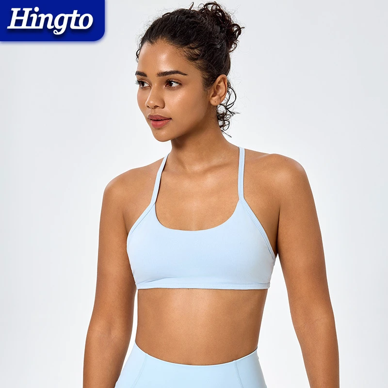 Custom Logo Ropa Interior Mujer Active Tops Comfortable Yoga Bra Lightweight Quick Dry Gym Bra Sports Bras for Women Fitness