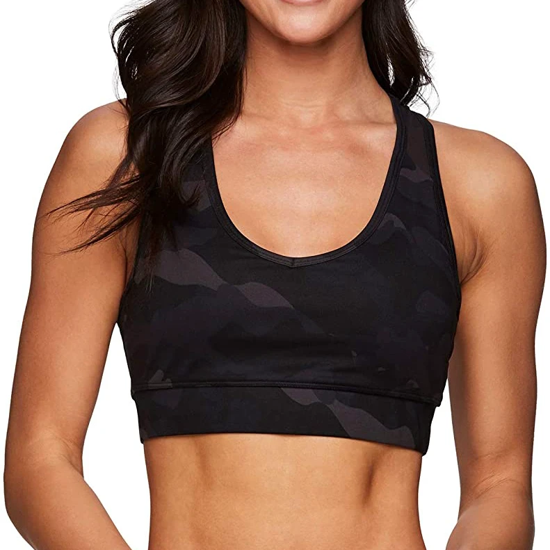 Wholesale New Arrival High Quality Custom Logo Simple High Support Breathable Polyester/Nylon U-NECK Women's Sports Bra