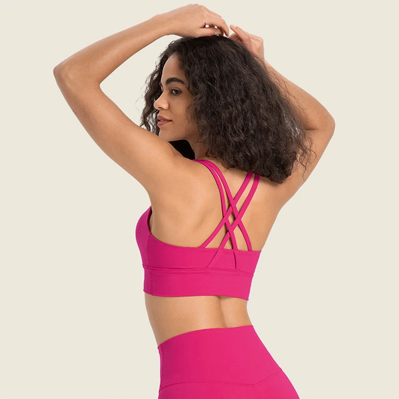 High Quality Adjustable Womens Sport Bra Sexy Body Shaped Bralette Push up Lingerie Fitness Brassiere Padded Gym Yoga Underwear