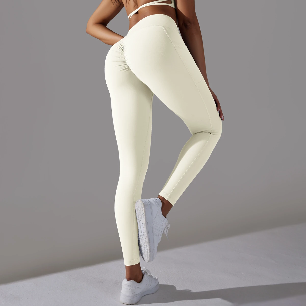 High Quality Gym Tights Custom Printed Logo Activewear Spandex High Waisted Yoga Pants Women Ladies Adults Wholesale