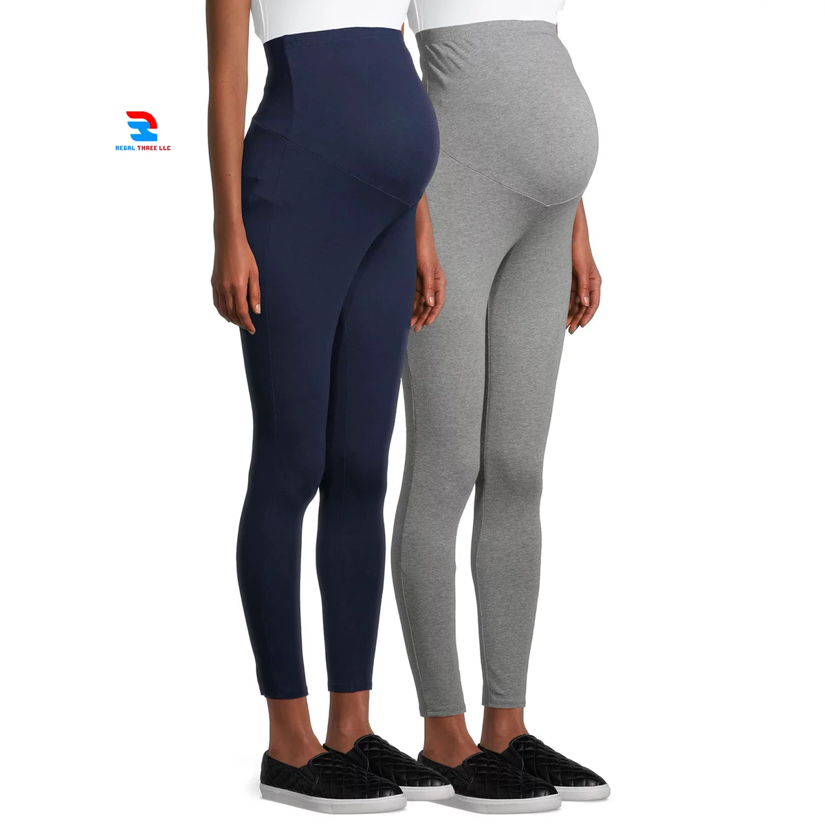Women's Pregnant Maternity Leggings High Waist Full Length Breathable Anti-Bacterial Eco-Friendly Spandex/Polyester Yoga Pants