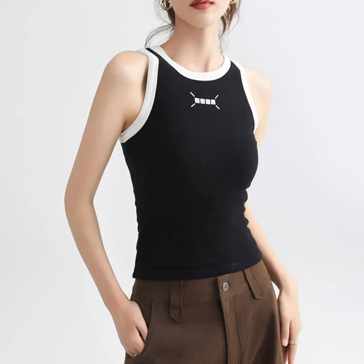 Hot Selling Custom Logo Crop Tops for Teenage Girls Tank Top for Women Gym Sports Bra With High Neck Gym Sports Bras