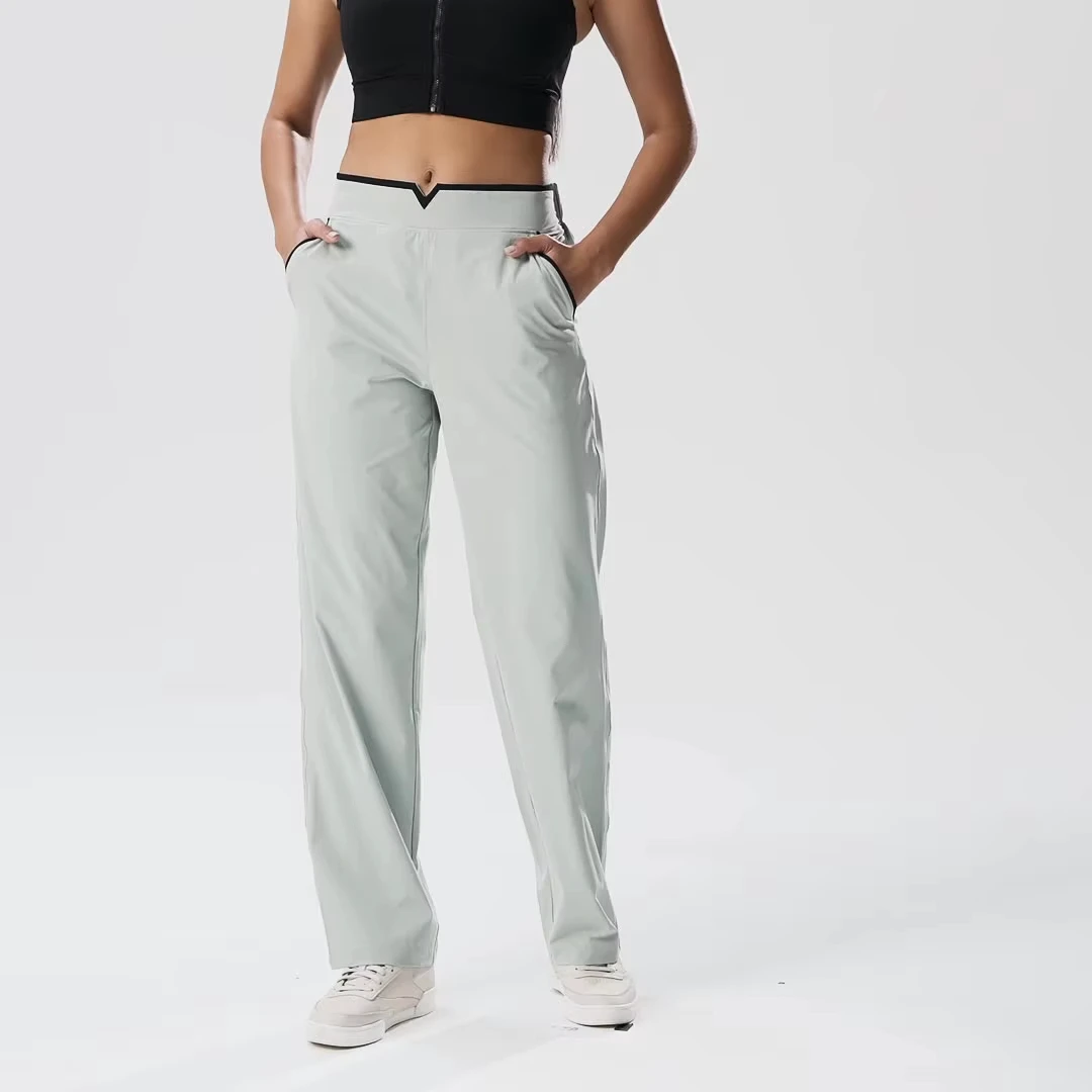 Women's High-Waisted Versatile Quick-Dry Yoga Pants Loose Fit Workout Trousers for Running Gym Training Casual Fitness Leggings