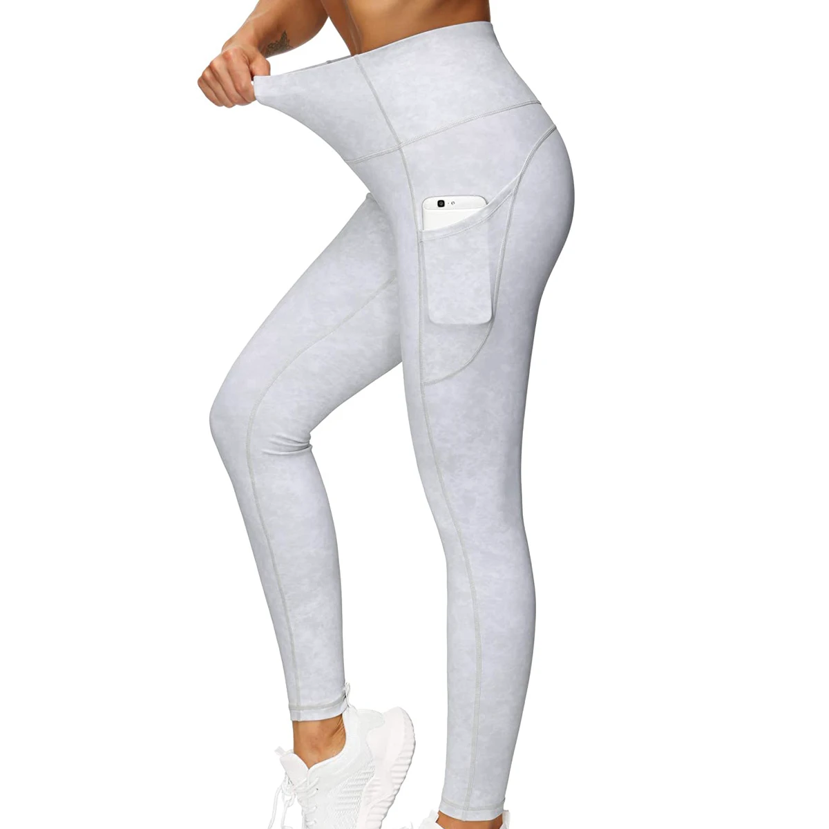High-Waisted Elastic Vintage Peach-Colored Velour Three-Quarter Summer Short Fitness Pants Logo Breathable Yoga Sports Leggings