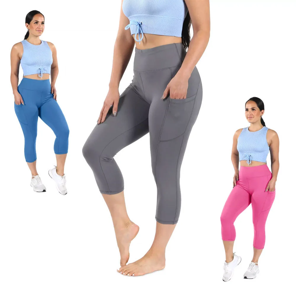 Custom women active leggings OEM breathable fabric with logo printing perfect for fitness branding and bulk promotions
